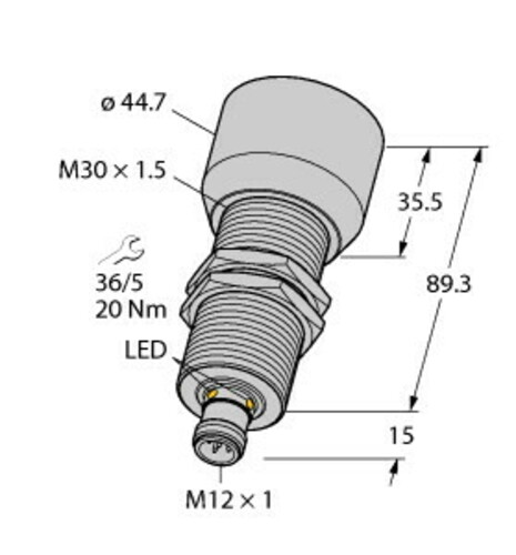 Turck Ultraschallsensor RU600U-M3 #1610037