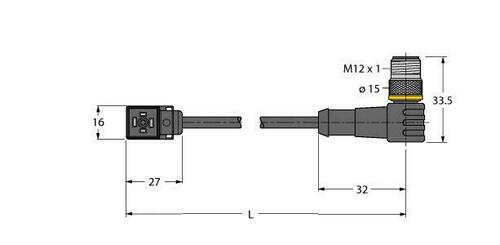 Turck Ventilsteckverbinder Bauform C VC8S22-T8 #6606876