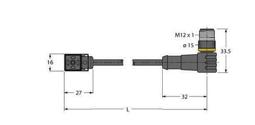 Turck Ventilsteckverbinder Bauform CI VC9S22-T8 #6606915