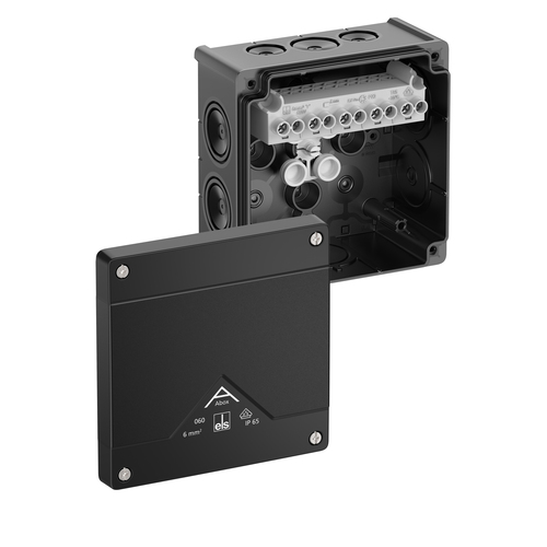 Spelsberg Abzweigkasten IP66, 6qm Abox 060-6²/sw