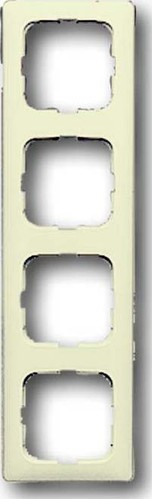 Busch-Jaeger Rahmen 4-fach weiß, f.Kanalabdeck. 2514-212K-102