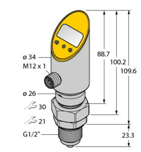 Turck Drucksensor verdrehbar PS016A5082UPN8XH1141