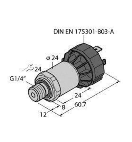 Turck Drucktransmitter mit Spannungsausgang PT2.5R1004U1DA91/X