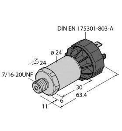 Turck Drucktransmitter mit Stromausgang PT100PSIG #6836907