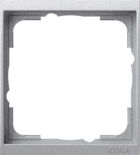 Gira Tragplatte 1-fach ch aluminium 1461726