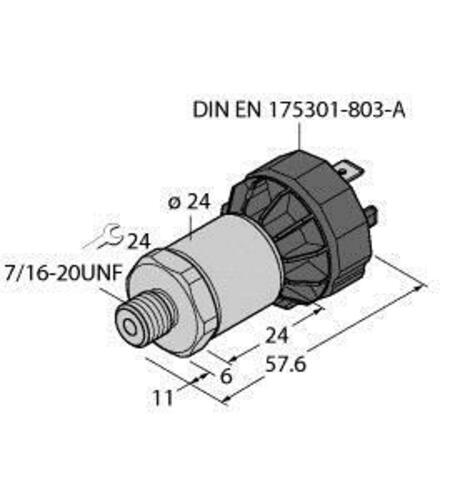 Turck Drucktransmitter mit Spannungsausgang PT750PSIG1005U1DA91