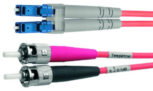 Telegärtner Duplexkabel LC/ST 50,0 OM3 5m 100012354 Telegärtner Duplexkabel LC/ST 50,0 OM3 5m 100012354