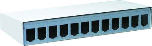 Metz Connect AP-Gehäuse leer E-DATmodul 12er reinweiß 130861-1202-E