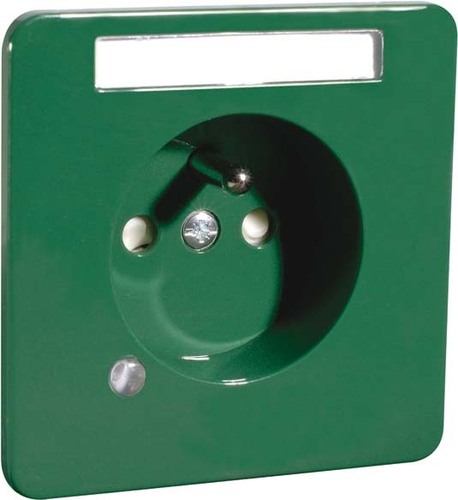 Peha Export-Steckdose gn 10/16A 250V 2-pol. B80.6571.42LED/4NASI