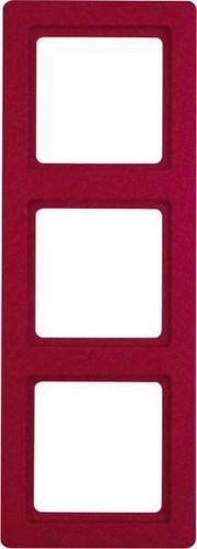 Berker Rahmen rot, samt 3-fach 10136062