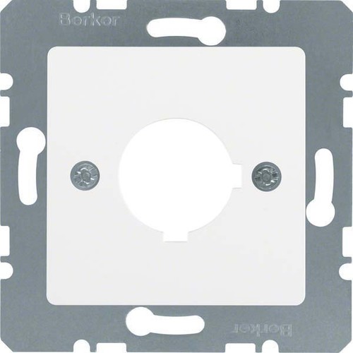 Berker Zentralplatte 22,5 mm pw matt/sam 14321909