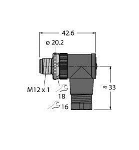 Turck Stecker BS82121-0/PG9