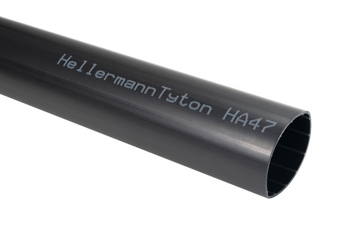 HellermannTyton Warmschrumpfschlauch schwarz, 1 m (60 St) HA47-9/3-PO-X-BK