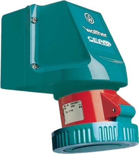 Walther Werke CEPro Wandsteckdose 16A 5P 400V 6h IP67 9Sk 7119