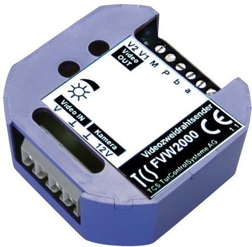 TCS Tür Control Videozweidrahtsender VZS01-EB FVW2000-0600