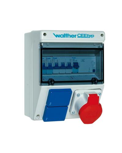Walther Werke Steckdosenkombination 237x183x152mm 6920117 Walther Werke Steckdosenkombination 237x183x152mm 6920117