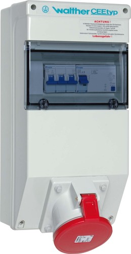 Walther Werke Steckdosenkombination Wandgehäuse 6982109