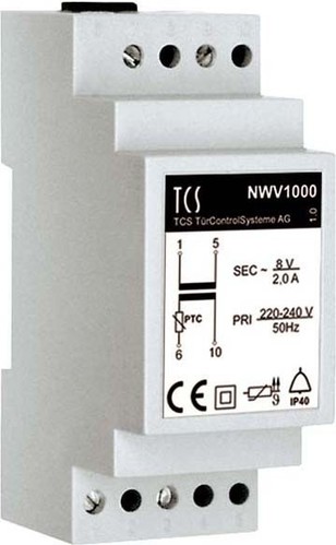 TCS Tür Control Klingeltransformator 2 A NWV1000-0400