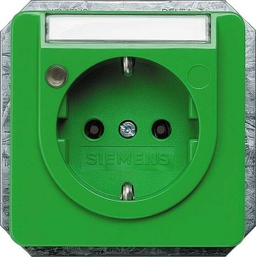 Siemens Dig.Industr. profil SCHUKO grün (SV) Betriebsanz. u. Feld 5UB1474