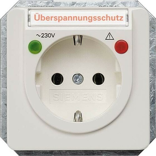 Siemens Dig.Industr. profil Steckdose tws Ber.schutz, Klappd. 5UB1486