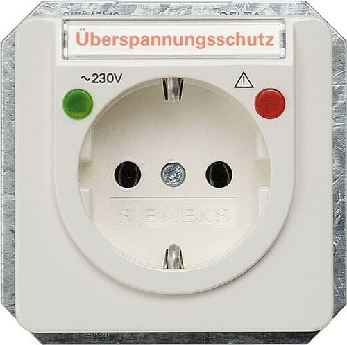 Siemens Dig.Industr. profil Steckdose tws Ber.schutz, Klappd. 5UB1486