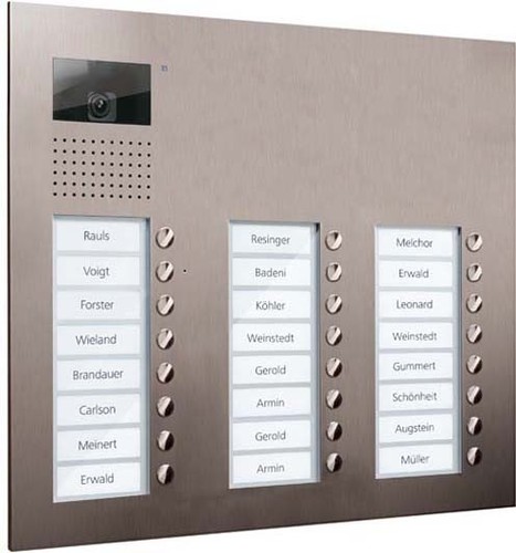 TCS Tür Control Video color Außenstation V PUK 24 Tasten 3-spal AVU16240-0030