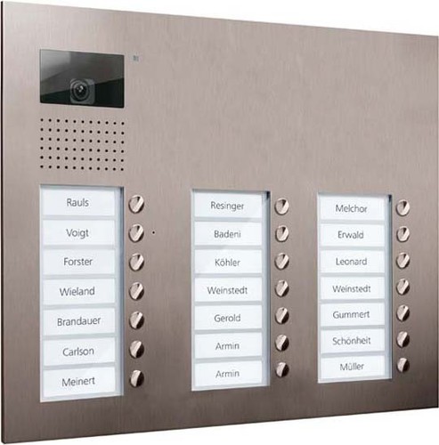 TCS Tür Control Video color Außenstation V PUK 21 Tasten 3-spal AVU16210-0030