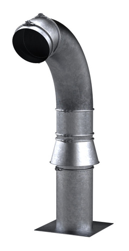 Hauff Flachdachdurchführung 200 mm -feuerverz. SHD200 fvz