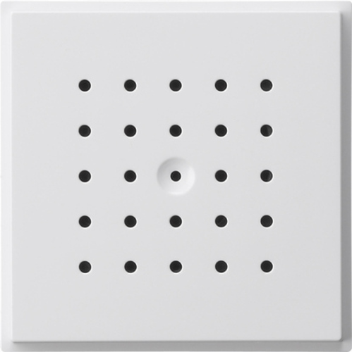 Gira UP-Aufsatz reinweiß für Türlautspr 141666 Gira UP-Aufsatz reinweiß für Türlautspr 141666