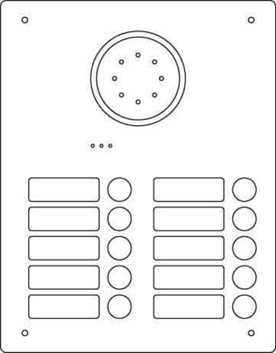 Ritto Türstation edelstahl Acero Audio, 10WE 1812220