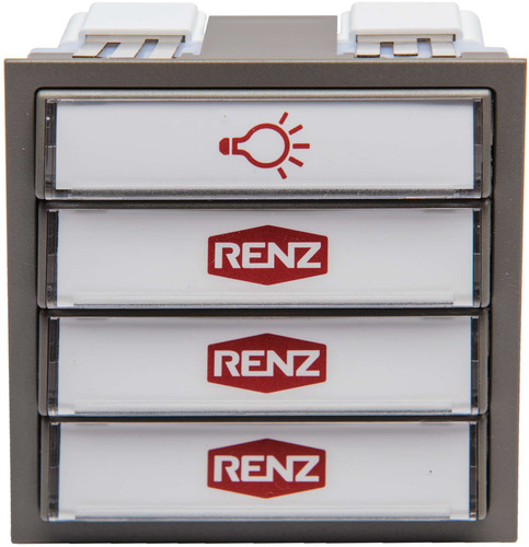 Renz Metallwaren. Komb.Klingel/Lichtmodul 97-9-85276 gr