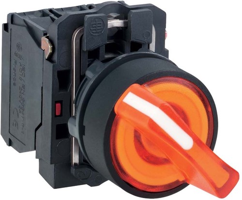 Schneider Electric Leuchtwahlschalter 2 St., 24V, 1S+1Ö XB5AK125B5