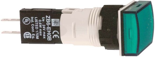 Schneider Electric Leuchtmelder rechteck., IP 65, gn XB6DV3BB Schneider Electric Leuchtmelder rechteck., IP 65, gn XB6DV3BB
