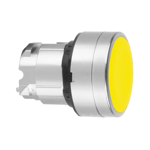 Schneider Electric Frontelement, gelb, flach f. Drucktaster D22mm ZB4BA54