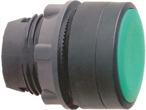 Schneider Electric Frontelement, grün, flach f. Drucktaster D22mm ZB5AA34
