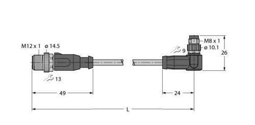 Turck Verbindungsleitung RSSD-PSWS4M-4414-5M Turck Verbindungsleitung RSSD-PSWS4M-4414-5M