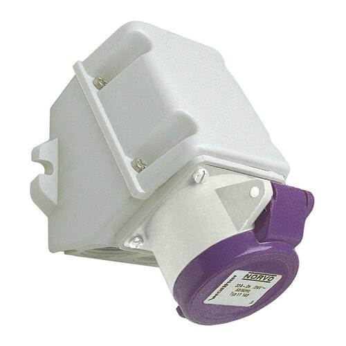 Walther Werke NORVO Wandsteckdose 32A 3P 24V 0h IP44 11150