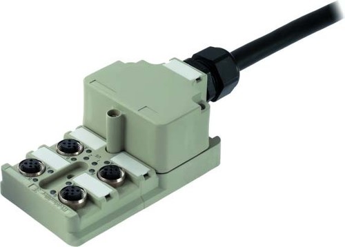 Weidmüller Sensor Aktor Verteiler SAI SAI-4-MF 5P PUR 10M