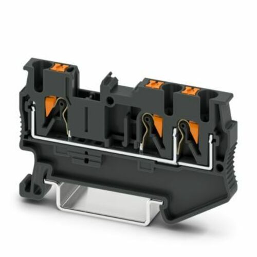 Phoenix Contact Durchgangsklemme 0,14-4qmm, schwarz PT 2,5-TWIN BK