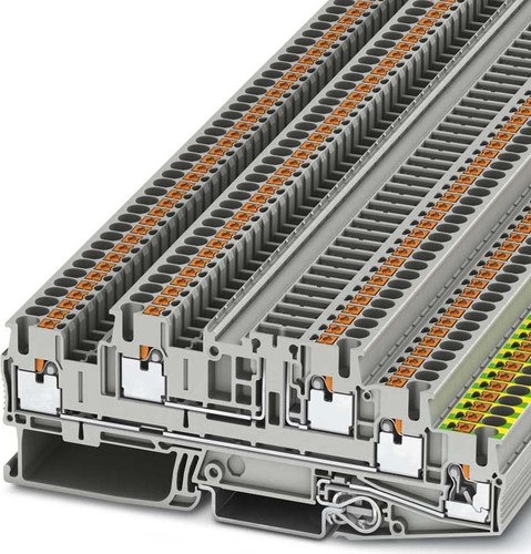Phoenix Contact Installations-Etagenklemme 0,14-4qmm, grau PTB 2,5-PE/L/TG