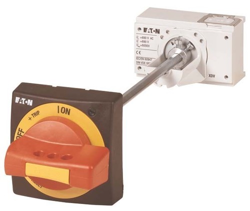 Eaton Türkupplungsdrehgriff rot-gelb 60mm Achse NZM1-XTVDVR-60-NA