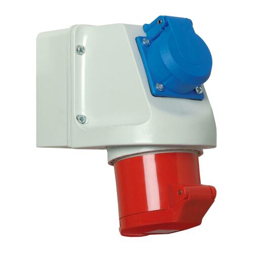 Walther Werke Mini-Kombi Wanddose 32A 5P400V6h+Schutz.IP44 134UV Walther Werke Mini-Kombi Wanddose 32A 5P400V6h+Schutz.IP44 134UV