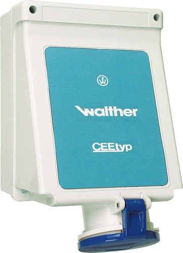 Walther Werke Wandsteckdose 63A 3P 400V 9h IP44 163309