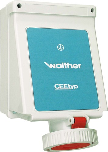 Walther Werke Wandsteckdose 63A 4P >50-500V 2h IP44 168402
