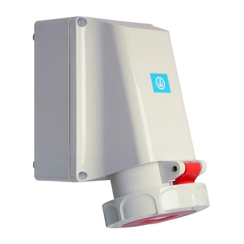 Walther Werke Wandsteckdose 63A 3P 400V 9h IP67 169309