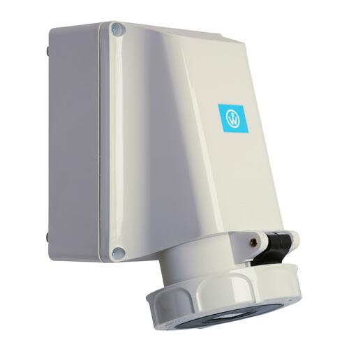 Walther Werke Wandsteckdose 63A 4P 500V 7h IP67 169407