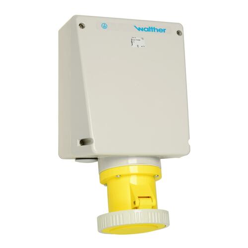 Walther Werke Wandsteckdose 125A 3P 110V 4h IP67 179304 Walther Werke Wandsteckdose 125A 3P 110V 4h IP67 179304