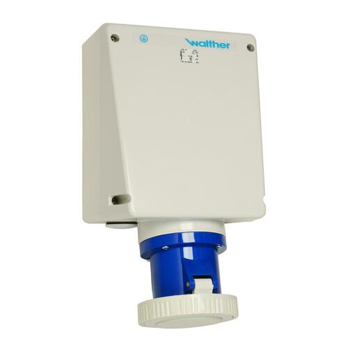 Walther Werke Wandsteckdose 125A 3P 230V 6h IP67 179306