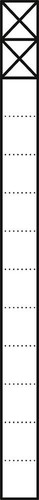 Siedle&Söhne Kommunikations-Stele 1,3m dgr/gli 2Mod KS 613-2 DG