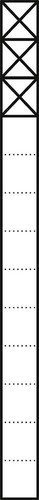 Siedle&Söhne Kommunikations-Stele 1,3m sil/met 3Mod KS 613-3 SM